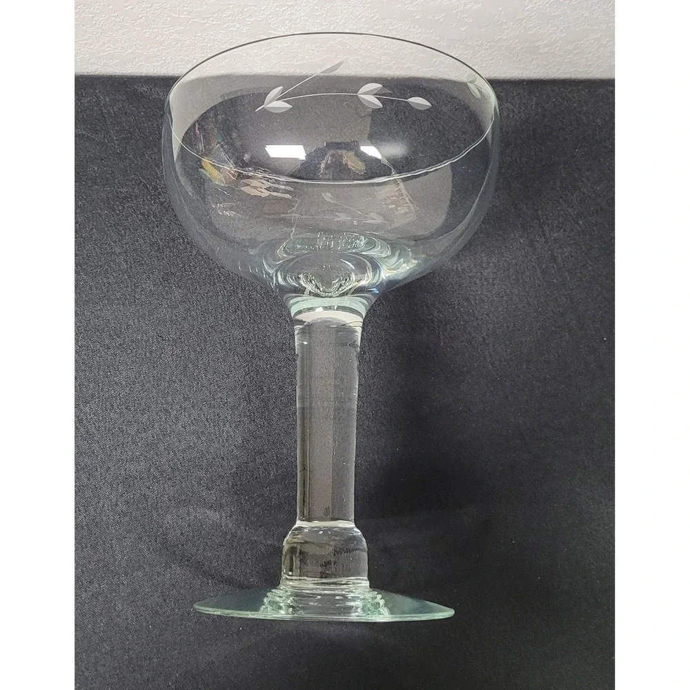Vintage Princess House Heritage Collection Jumbo Coupe-style Glass 1980s